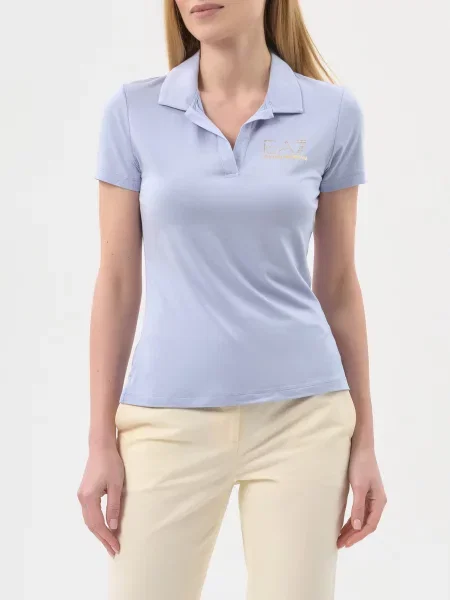 Поло Ea7 Emporio Armani блакитне