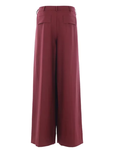 Pantaloni Crida plisate roșu