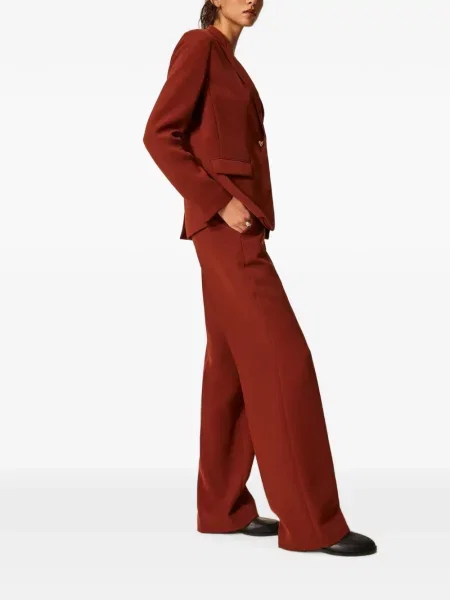 Pantaloni palazzo Twinset maro