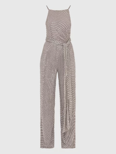 Комбінезон Axton з бісером Rachel Gilbert сірий