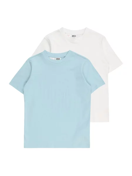 Urban Classics Tricou albastru pastel / murdar alb