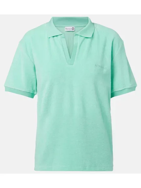 Top Hunza G frotte zielony