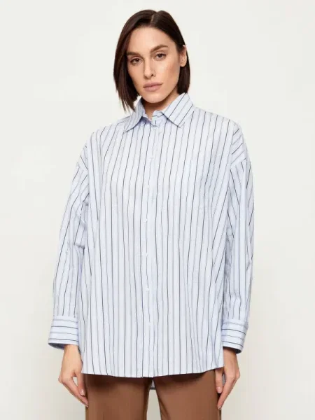 Weekend MaxMara Cămașă WKDAMOUR | Oversize fit albastru