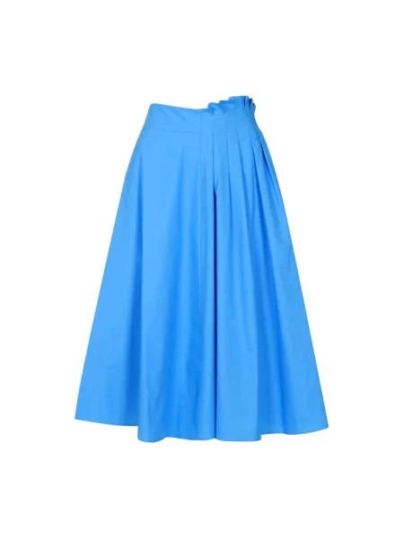 Spódnica midi Msgm do kolan niebieska