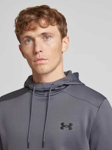 Under Armour bluza dresowa z kapturem gładka szary