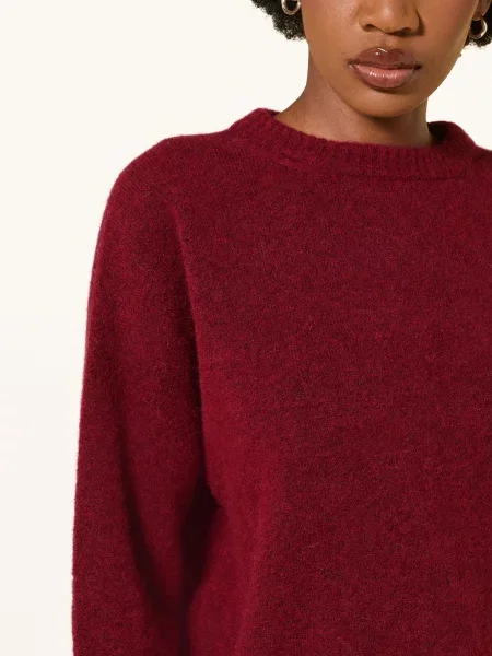 Weekend Max Mara Sweter Z Alpaki rot