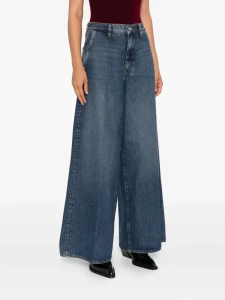 Udrapować jeansy Frame niebieskie