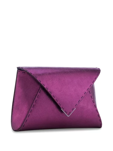 Geantă plic Tyler Ellis din piele violet