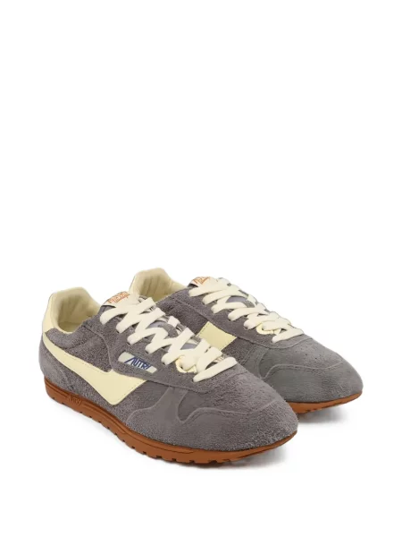 Sneakerși Autry din piele de căprioară gri
