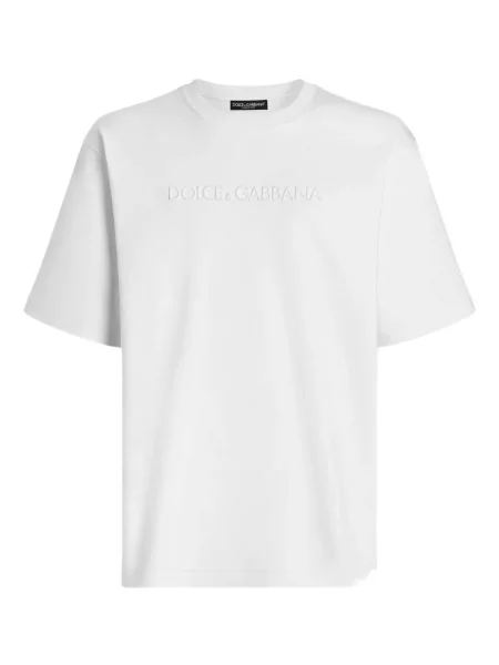 Tricou Dolce & Gabbana cu broderie alb