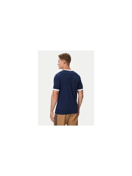 Adidas Póló Drop Needle 3 Stripes Tee Sötétkék