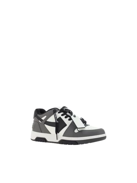 Sneakersy Off-white skórzane z logo białe