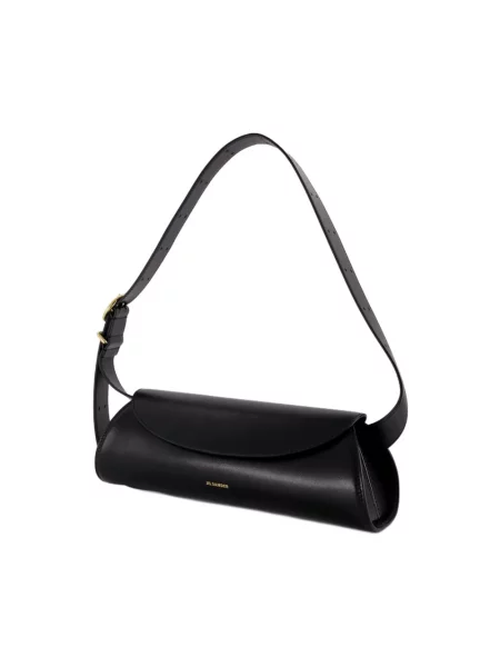 Torebka Jil Sander skórzana czarna