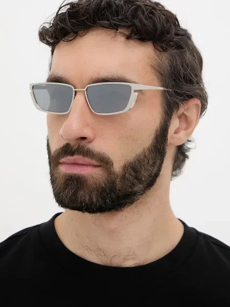 Off-White Ochelari de soare Argintiu alb