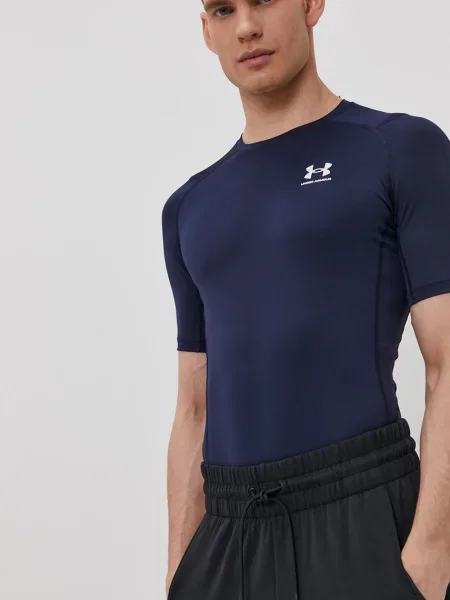 Under Armour t-shirt treningowy granatowy