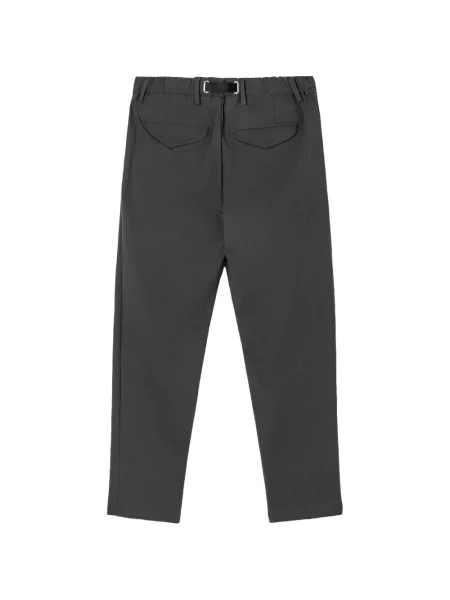 Cu centură pantaloni White Sand alb