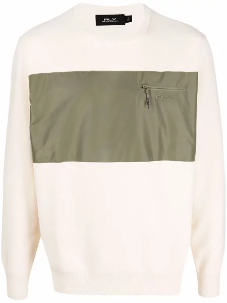 Dlouhé boxerky Polo Ralph Lauren s potiskem s kulatým výstřihem modré