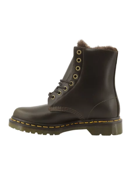 Botki Dr. Martens skórzane brązowe