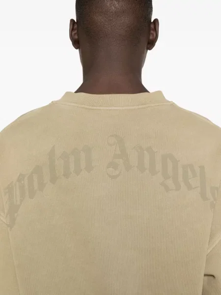 Hanorac crewneck Palm Angels verde