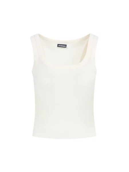 Top Jacquemus biały