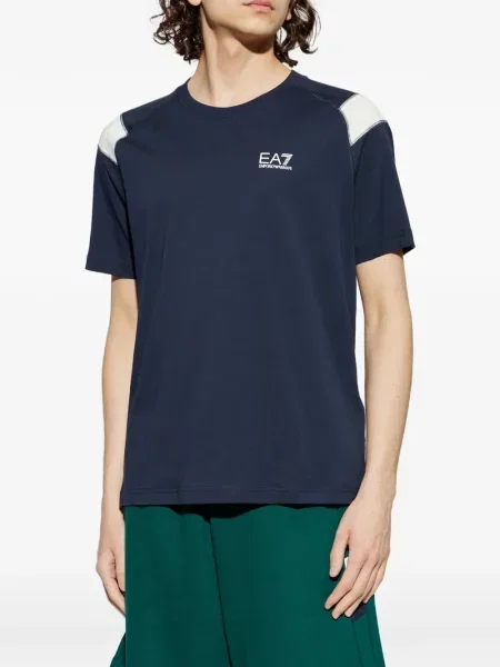Μπλούζα Ea7 Emporio Armani με σχέδιο μπλε