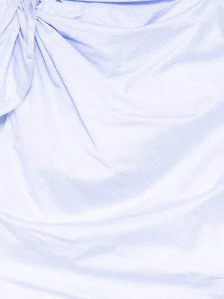 Udrapować bluzka Monse z kokardką drapowana niebieska