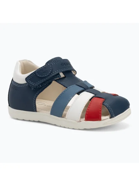 Детски сандали Geox Macchia avio/white бяло