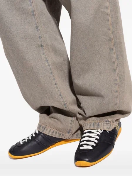 Риза Adidas с връзки на райета с дантела розово