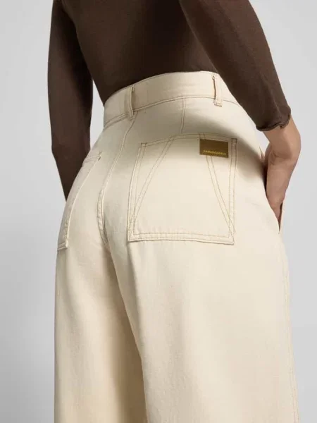 Jeansy o kroju regular fit z czystej bawełny Model WORKWEAR CANVAS BARREL' Armedangels białe