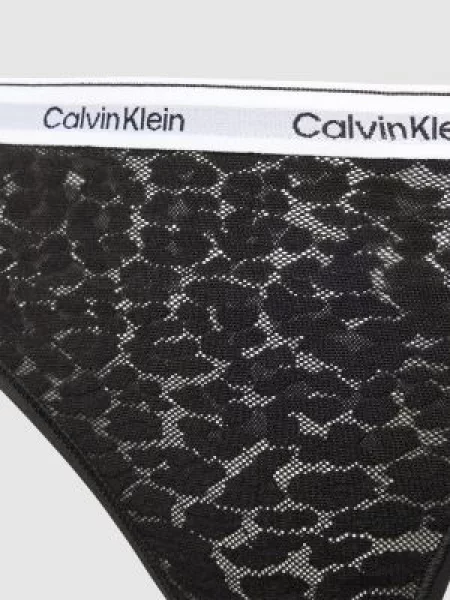 Stringi ze zwierzęcym nadrukiem Calvin Klein Underwear