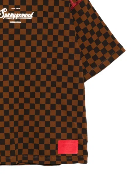 Koszulka dziecięca Sprayground Kid brązowa