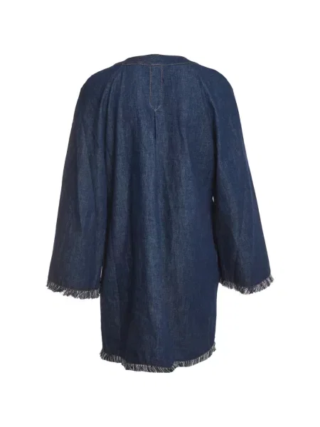 Rochie mini Zimmermann cu franjuri albastru