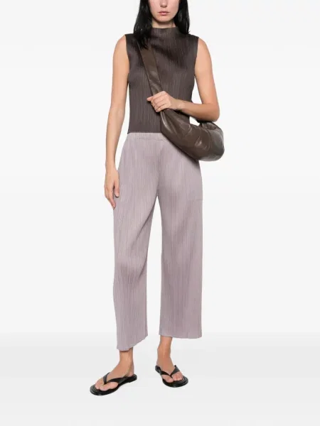 Αμανικας τοπ Pleats Please Issey Miyake γκρι