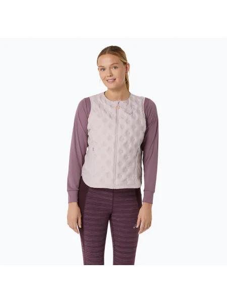 Vestă de alergare pentru femei ASICS Nagino Run Padded Gilet watershade rose roz