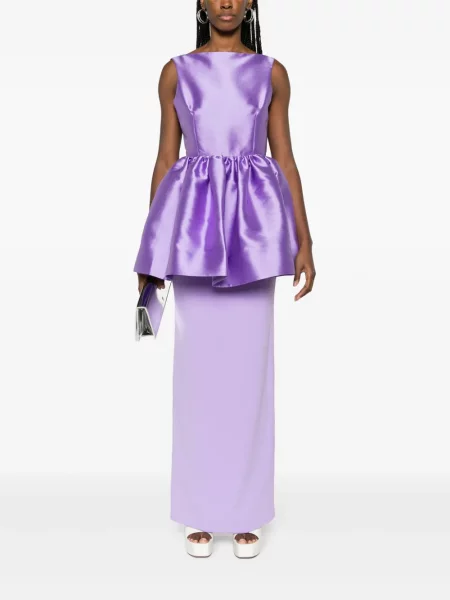 Maksi maxi suknele Solace London su baskų violetinė