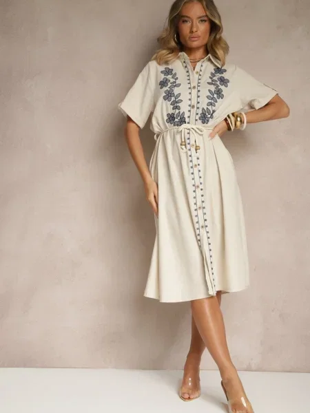 Rochie Saviressa bej