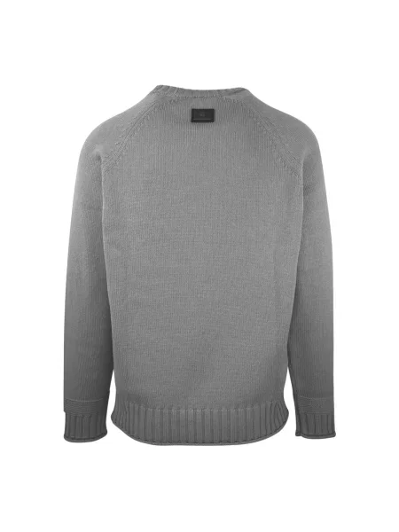 Sweter Carlo Colucci klasyczny szary