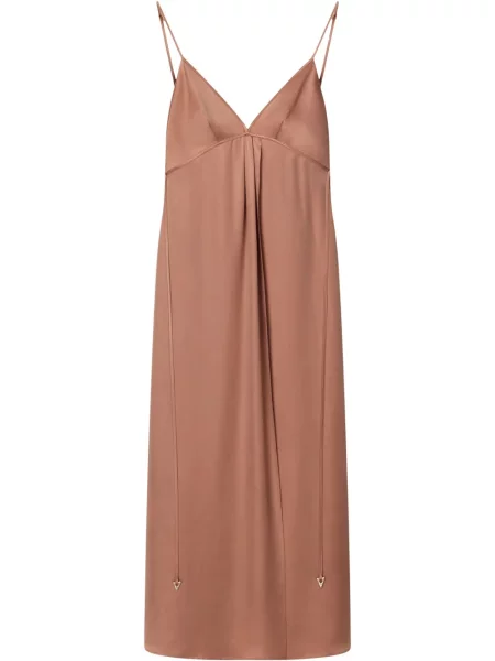 Rochie midi Aeron până la genunchi de costum roz
