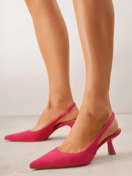 Pantofi cu Anatera Fucsia roz