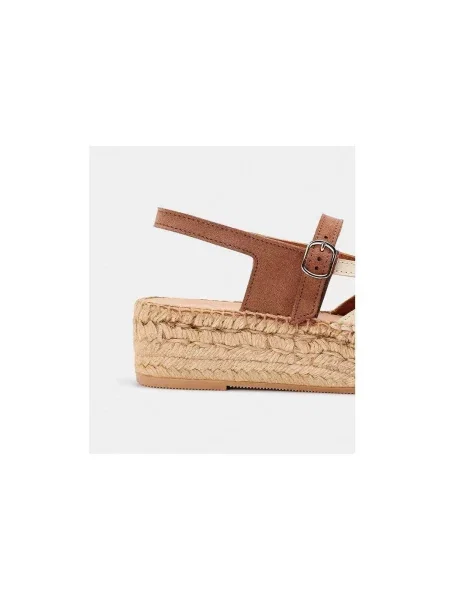Espadrilky Naguisa hnedá