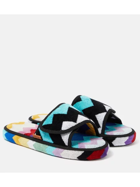 Papuci de casă Missoni din material terry