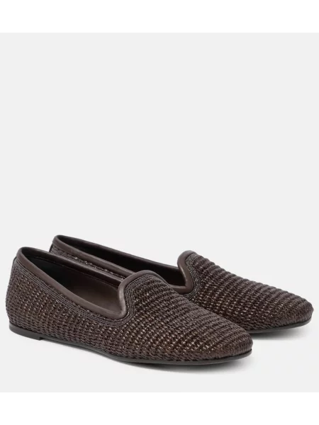 Papuci de casă Brunello Cucinelli maro