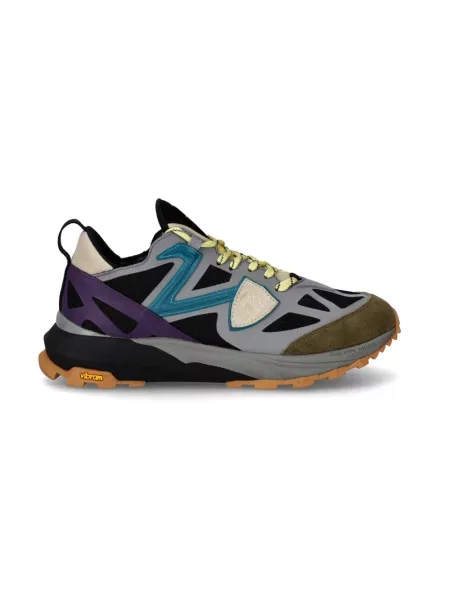Sneakersy Philippe Model Paris z autografem szare