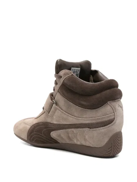 Маратонки Puma с клин ток сиво