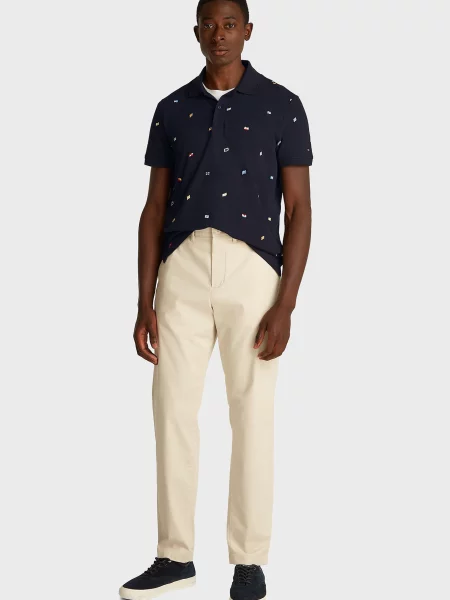 Поло Tommy Hilfiger синее