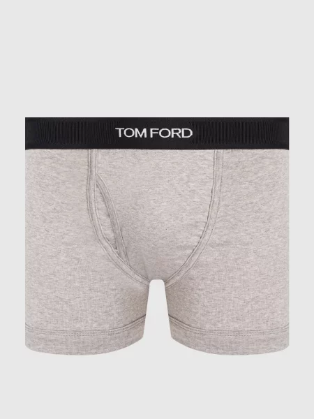 Меланжевые боксеры Tom Ford серые