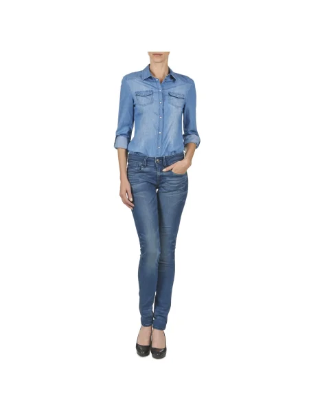Skinny fit džínsy G-star Raw modrá