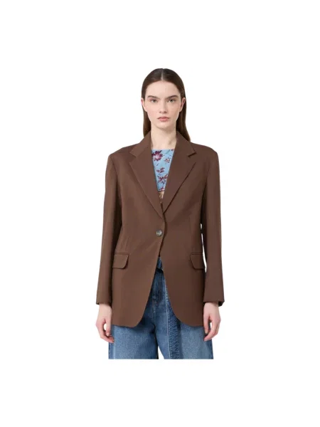 Marynarka Max Mara wełniana brązowa