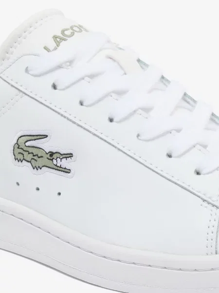 Кожаные кеды Lacoste белые