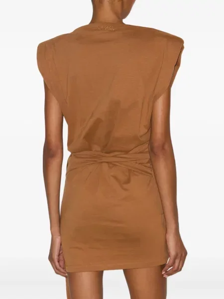 Rochie mini Isabel Marant plic maro